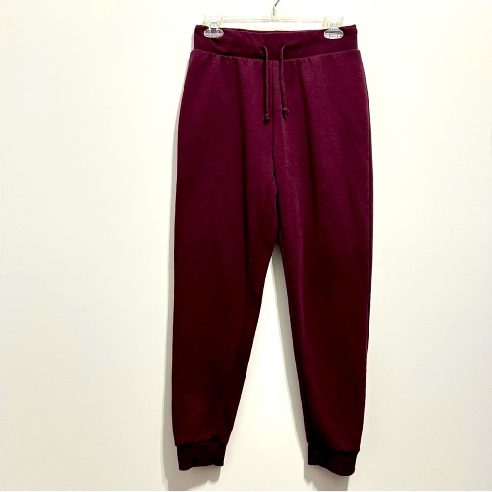 Primark Women's Burgundy Joggers Sweatpants
